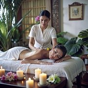 Luxury spa treatment room at Ayina Wellness & Spa Sharjah